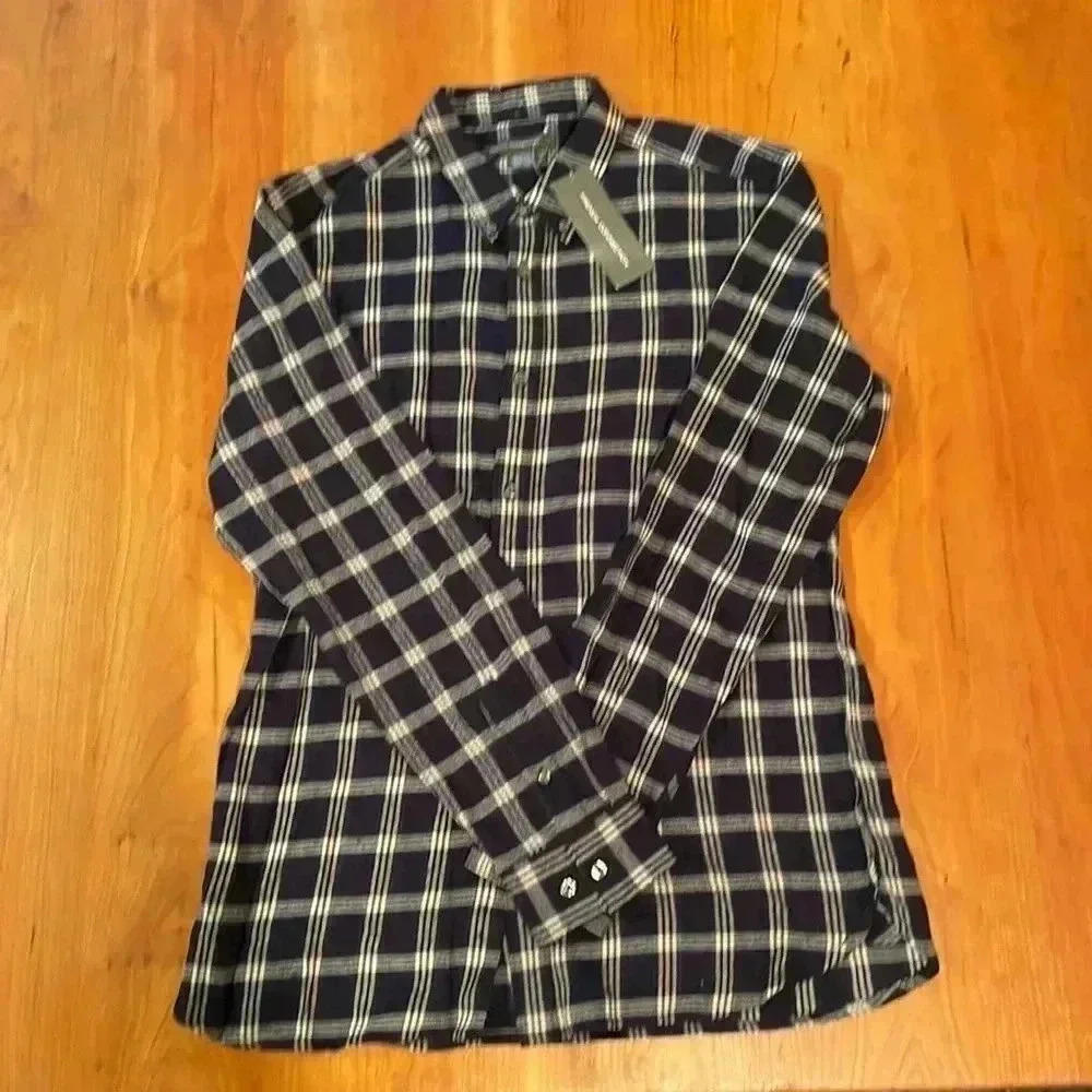 French Connection flannel size Large NWT